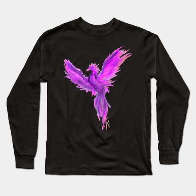 phoenix Long Sleeve T-Shirt by Trashfox